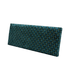 Siedzisko Tapicerowane do mebli pod zabudowę lub do ławek tapicerowanych Złote Wachlarze Granat 02 Welur