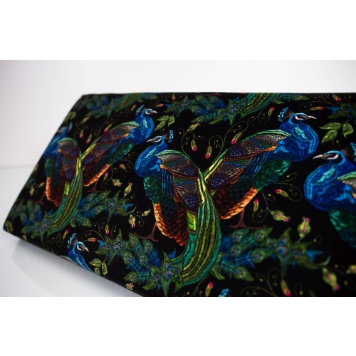 Ławka Pufa Tapicerowana Pawie LGM-12 Nóżki Chromowe Rozmiary od 50 cm do 120 cm