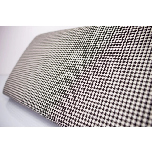 Ławka Pufa Tapicerowana Pepitka LGM-12 Nóżki Czarne Rozmiary od 50 cm do 120 cm