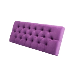 Siedzisko Pikowane do mebli pod zabudowę lub do ławek tapicerowanych Fioletowy Welur Casablanca 2311