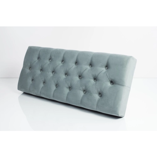 Siedzisko Pikowane do mebli pod zabudowę lub do ławek tapicerowanych Popiel Welur Casablanca 2314