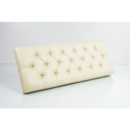 Siedzisko Pikowane do mebli pod zabudowę lub do ławek tapicerowanych Eko-skóra Ecru Florencja 2522