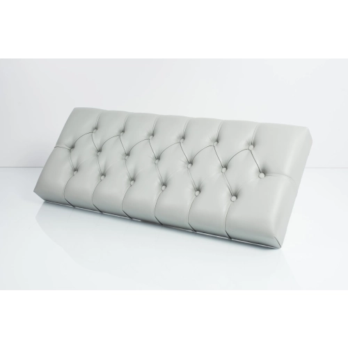 Siedzisko Pikowane do mebli pod zabudowę lub do ławek tapicerowanych Eko-skóra Popiel Florencja 2527