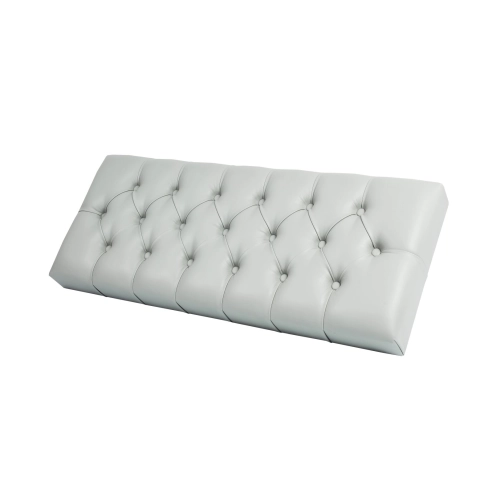 Siedzisko Pikowane do mebli pod zabudowę lub do ławek tapicerowanych Eko-skóra Popiel Florencja 2527