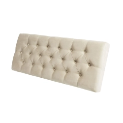 Siedzisko Pikowane do mebli pod zabudowę lub do ławek tapicerowanych Jasny Beż Welur Piano 02