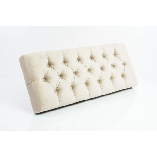 Siedzisko Pikowane do mebli pod zabudowę lub do ławek tapicerowanych Jasny Beż Welur Piano 02