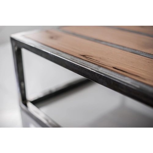 SKD-1 LONG STOLIK KAWOWY DREWNO LITE I STAL