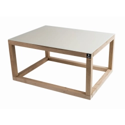 SKD-11 STOLIK KAWOWY DREWNO LITE , SZYBA HARTOWANA