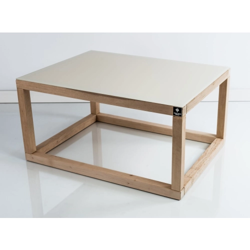 SKD-11 STOLIK KAWOWY DREWNO LITE , SZYBA HARTOWANA