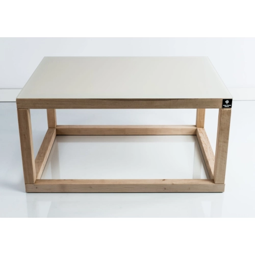 SKD-11 STOLIK KAWOWY DREWNO LITE , SZYBA HARTOWANA