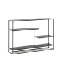 KONSOLA LOFT INDUSTRIALNA STAL CZARNA STAL NIERDZEWNA INOX SKD-101