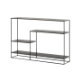 KONSOLA LOFT INDUSTRIALNA STAL CZARNA STAL NIERDZEWNA INOX SKD-101