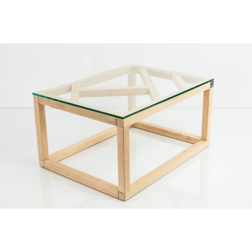 SKD-17 STOLIK KAWOWY DREWNO LITE SZYBA HARTOWANA