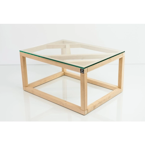 SKD-17 STOLIK KAWOWY DREWNO LITE SZYBA HARTOWANA