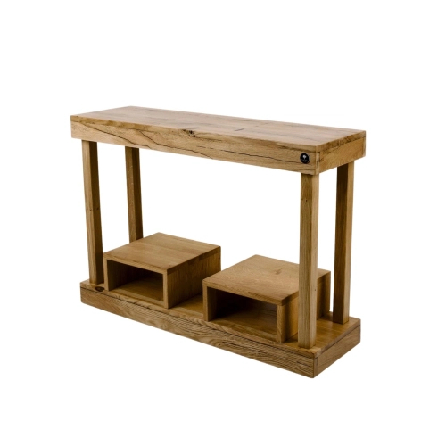 Konsola Wykonana Z Drewna Lite Dębowego Loft SKD-238 Rozmiary od 50 cm do 200 cm