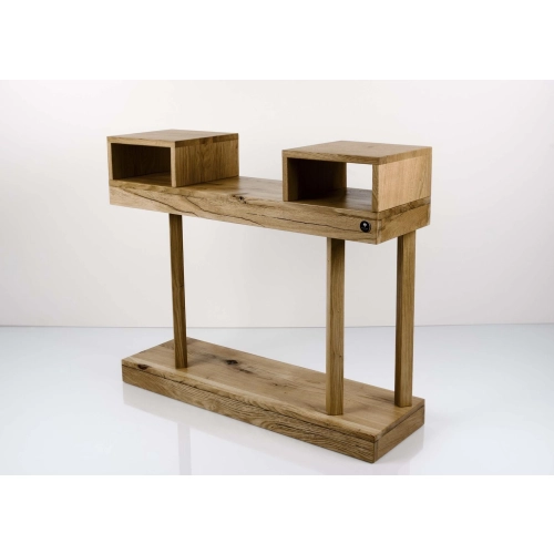 Konsola Wykonana Z Drewna Lite Dębowego Loft SKD-244 Rozmiary od 50 cm do 200 cm