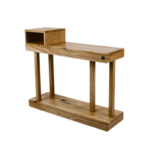 Konsola Wykonana Z Drewna Lite Dębowego Loft SKD-247 Rozmiary od 50 cm do 200 cm