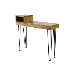 KONSOLA DREWNO LITE DĄB LOFT SKD-257