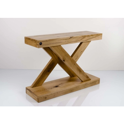 Konsola Wykonana Z Drewna Lite Dębowego Loft SKD-258 Rozmiary od 50 cm do 200 cm