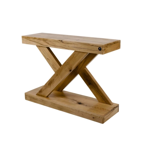Konsola Wykonana Z Drewna Lite Dębowego Loft SKD-258 Rozmiary od 50 cm do 200 cm