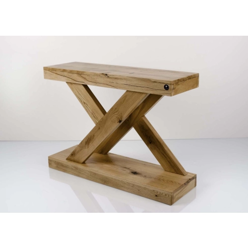 Konsola Wykonana Z Drewna Lite Dębowego Loft SKD-258 Rozmiary od 50 cm do 200 cm