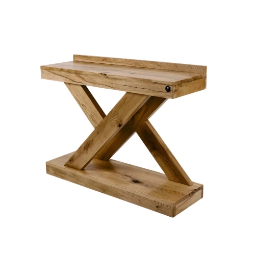Konsola Wykonana Z Drewna Lite Dębowego Loft SKD-259 Rozmiary od 50 cm do 200 cm