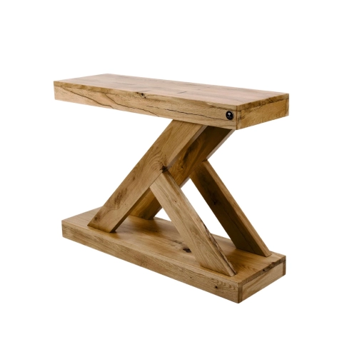 Konsola Wykonana Z Drewna Lite Dębowego Loft SKD-264 Rozmiary od 50 cm do 200 cm