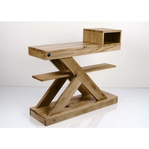 Konsola Wykonana Z Drewna Lite Dębowego Loft SKD-269 Rozmiary od 50 cm do 200 cm