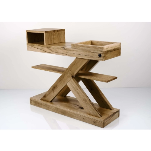 Konsola Wykonana Z Drewna Lite Dębowego Loft SKD-270 Rozmiary od 50 cm do 200 cm