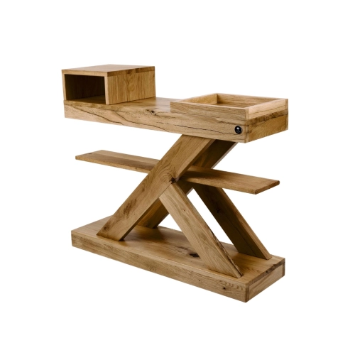Konsola Wykonana Z Drewna Lite Dębowego Loft SKD-270 Rozmiary od 50 cm do 200 cm