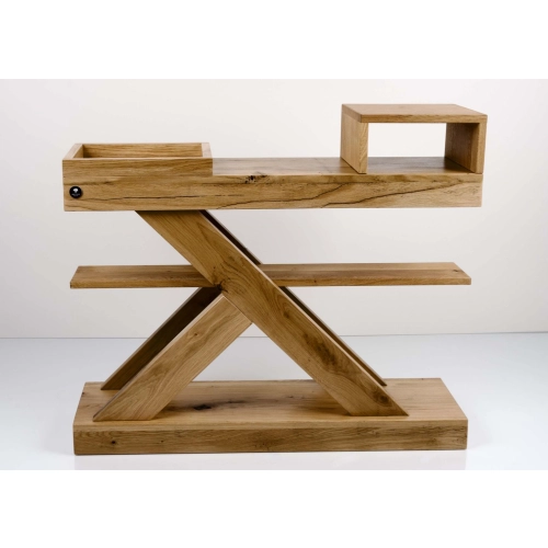 Konsola Wykonana Z Drewna Lite Dębowego Loft SKD-270 Rozmiary od 50 cm do 200 cm