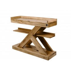 Konsola Wykonana Z Drewna Lite Dębowego Loft SKD-273 Rozmiary od 50 cm do 200 cm