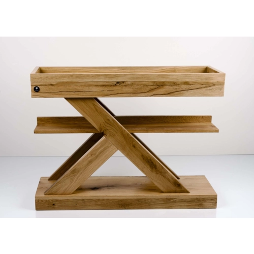 Konsola Wykonana Z Drewna Lite Dębowego Loft SKD-276 Rozmiary od 50 cm do 200 cm