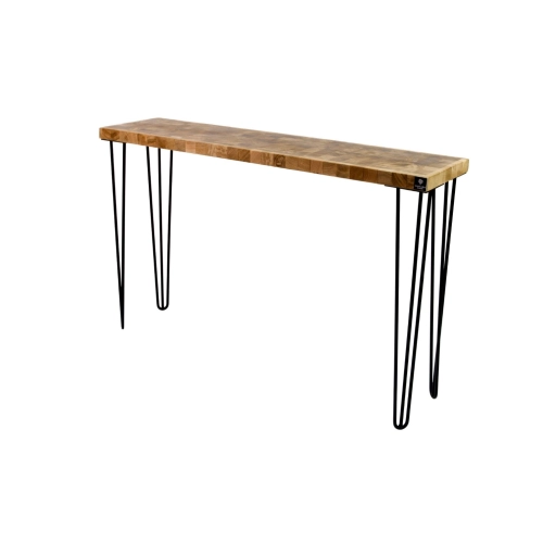 SKD-34 KONSOLA DREWNO LITE DĄB RUSTYKALNY NÓŻKI