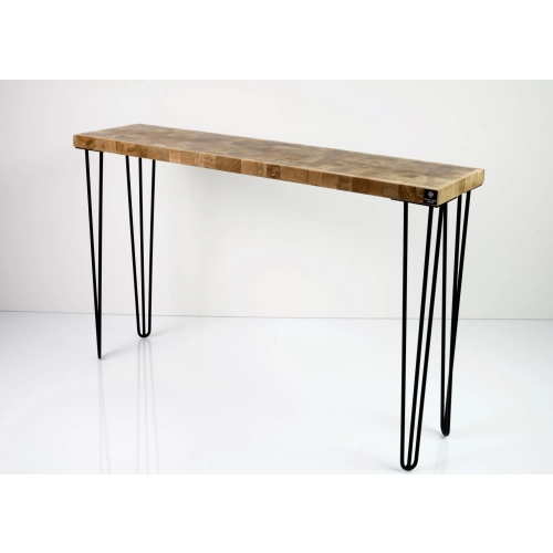 SKD-34 KONSOLA DREWNO LITE DĄB RUSTYKALNY NÓŻKI