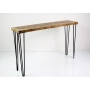 SKD-34 KONSOLA DREWNO LITE DĄB RUSTYKALNY NÓŻKI