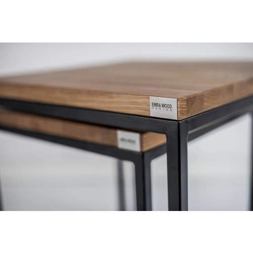 SKD-4 DUO STOLIK KAWOWY DREWNO LITE I STAL