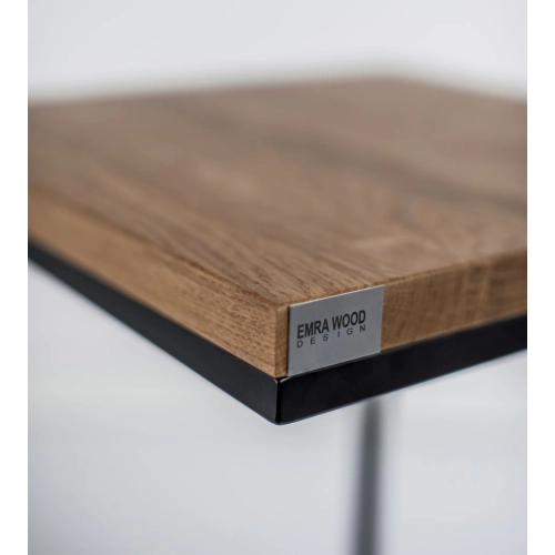 SKD-7 POMOCNICZY STOLIK KAWOWY DREWNO LITE I STAL