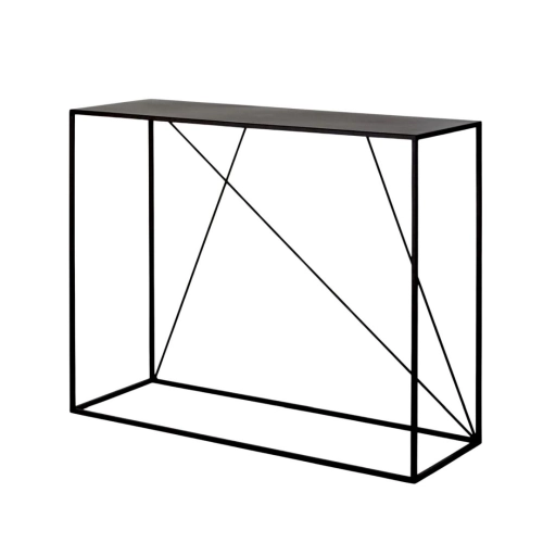 SKD-82 KONSOLA LOFT INDUSTRIALNA STAL CZARNA STAL NIERDZEWNA INOX