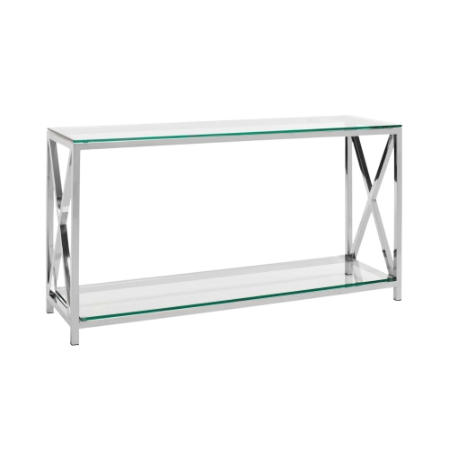 SKD-86 KONSOLA LOFT INDUSTRIALNA STAL CZARNA STAL NIERDZEWNA POLEROWANA SZCZOTKOWANA  INOX