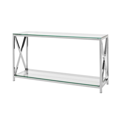 SKD-86 KONSOLA LOFT INDUSTRIALNA STAL CZARNA STAL NIERDZEWNA POLEROWANA SZCZOTKOWANA  INOX