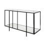 SKD-88 KONSOLA LOFT INDUSTRIALNA STAL CZARNA STAL NIERDZEWNA INOX