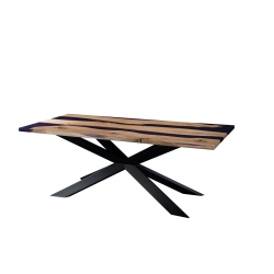 Stół Drewniany Industrialny ST-12 Rozmiar od 140 cm do 290 cm