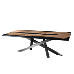 Stół Drewniany Industrialny ST-14 Rozmiar od 140 cm do 290 cm