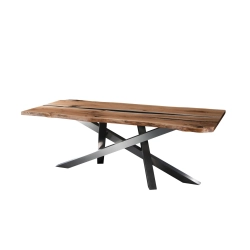 Stół Drewniany Industrialny ST-16 Rozmiar od 140 cm do 290 cm