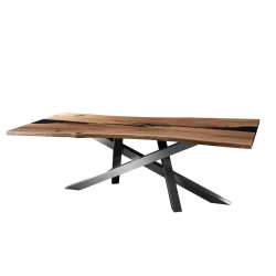 Stół Drewniany Industrialny ST-22 Rozmiar od 140 cm do 290 cm