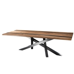 Stół Drewniany Industrialny ST-24 Rozmiar od 140 cm do 290 cm