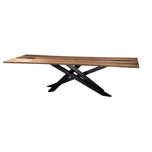 Stół Drewniany Industrialny ST-25 Rozmiar od 140 cm do 290 cm