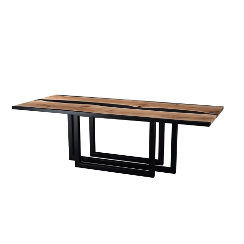 Stół Drewniany Industrialny ST-59 Rozmiar od 140 cm do 290 cm