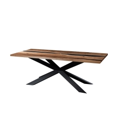 Stół Drewniany Industrialny ST-6 Rozmiar od 140 cm do 290 cm